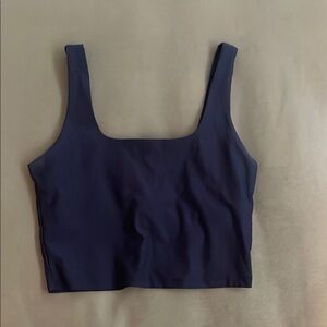 Navy Blue Fabletics Crop Top